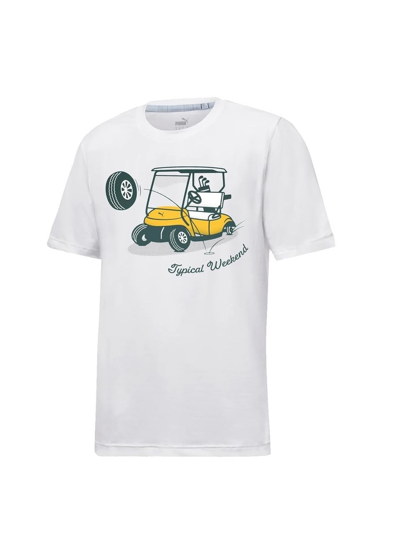 Puma Golf Men's CLOUDSPUN Typical Weekend TEE  M