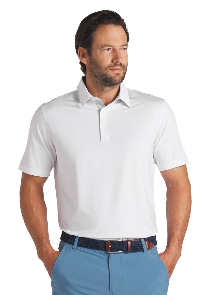 Puma Golf Men's MATTR Brigade Polo White Glow-ASH Gray