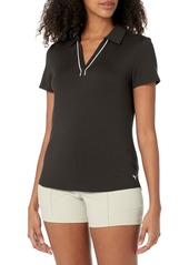 Puma Golf Women's CLOUDSPUN Piped SS Polo