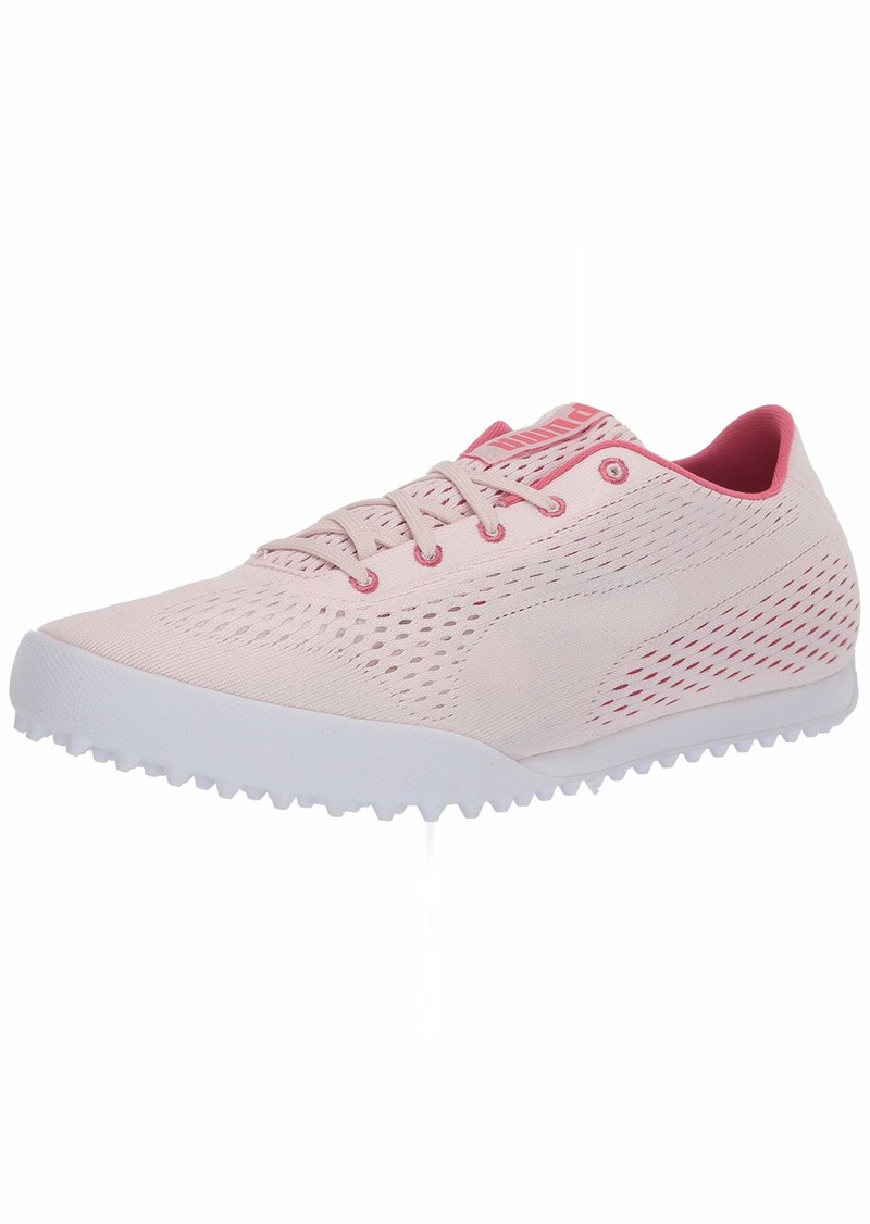 Puma Golf Women's Monolite Cat Engineered Mesh Golf Shoe Rosewater-Rapture Rose  M US