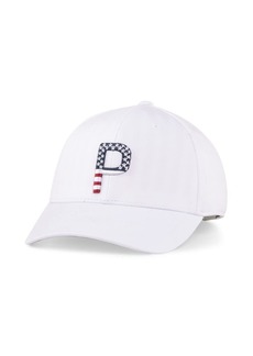 Puma Golf Women's Pars and Stripes P Classic Adj Hat