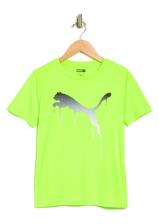 PUMA Kids' Logo Graphic T-Shirt in Green at Nordstrom Rack
