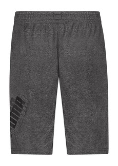 PUMA Kids' Power Pack Essential Shorts in Charcoal at Nordstrom Rack