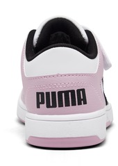 Puma Little Girls' Rebound LayUp Low Casual Sneakers from Finish Line - Pink, Black