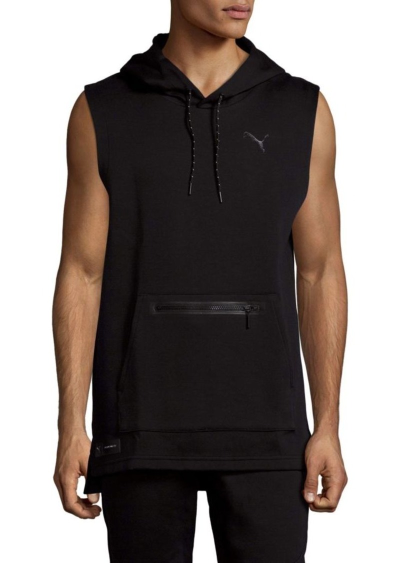 puma sleeveless hoodie