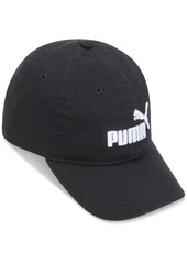 Puma Men's #1 Adjustable Cap 2.0 Strapback Hat - White / Black