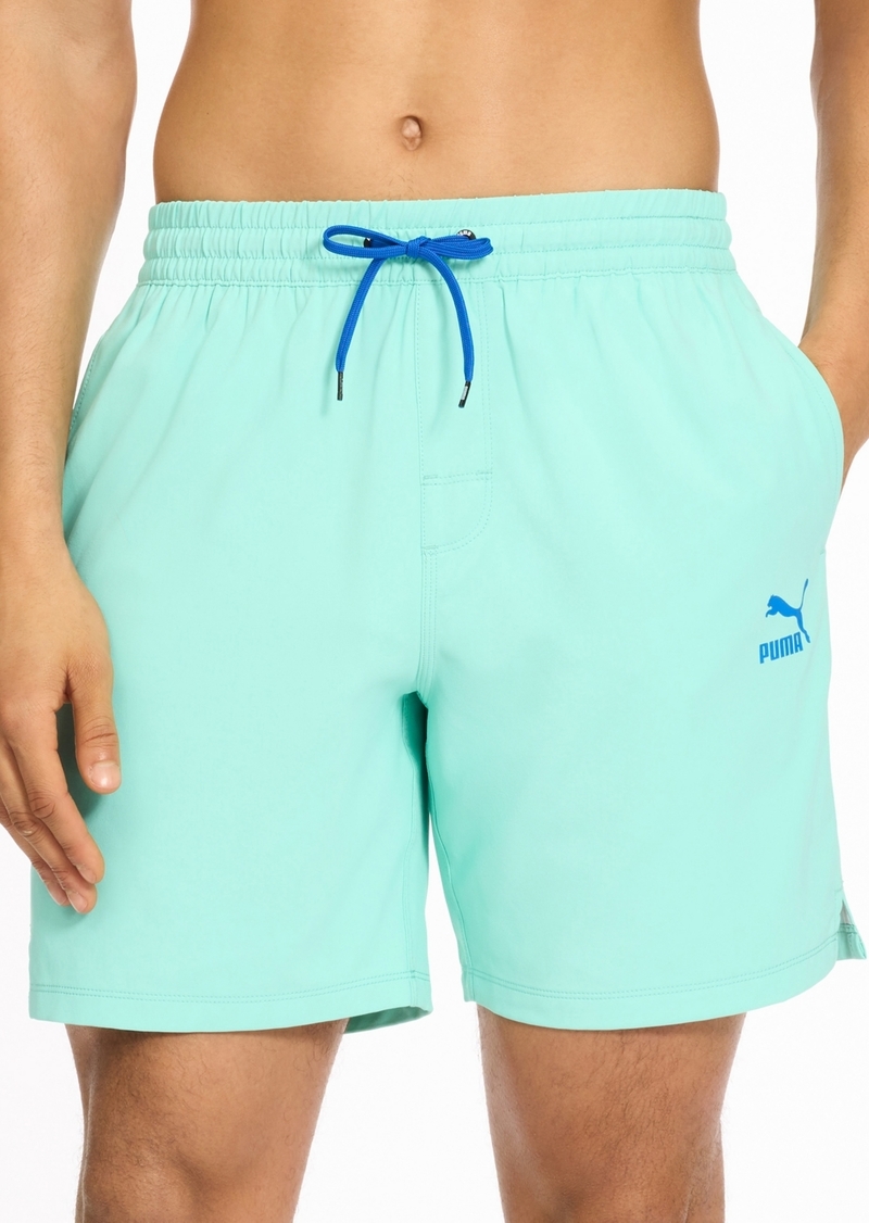 "Puma Men's Archive 7"" Swim Trunks - Green"