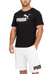 Puma Men's Big Fleece Logo Shorts - Puma Black