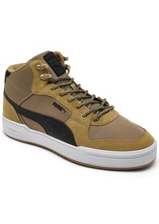 Puma Men's Ca Pro Mid Trail Casual Sneakers from Finish Line - Beige, Black, White