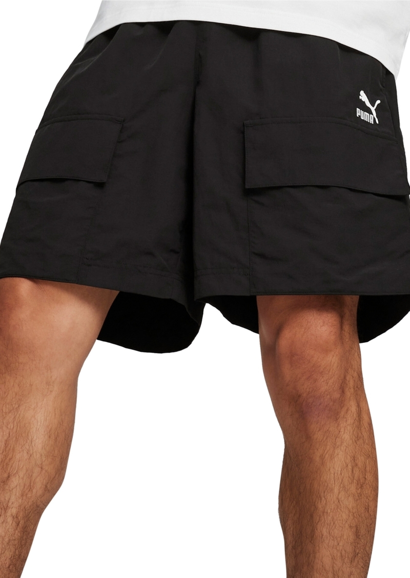 Puma Men's Classic Logo Cargo Shorts - Puma Black