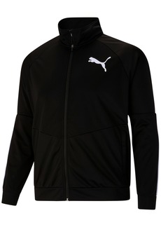 Puma Men's Contrast Logo Tricot Jacket 2.0 - Black/white