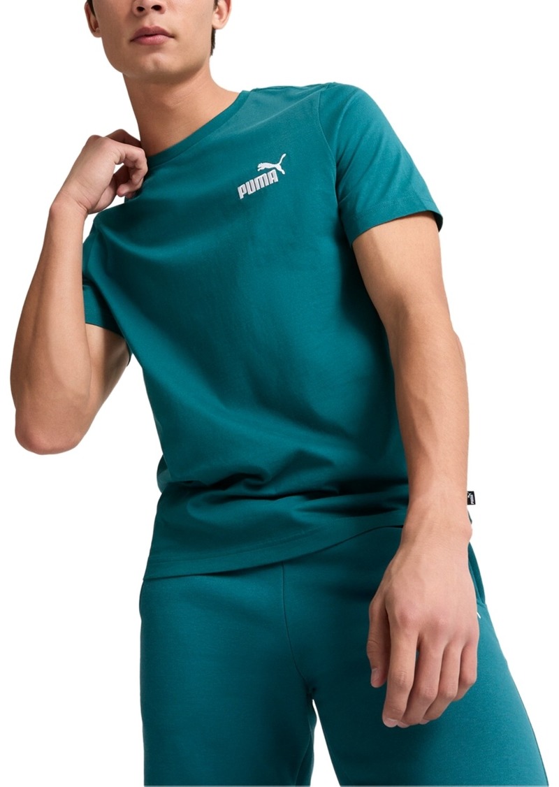 Puma Men's Embroidered Logo T-Shirt - Cold Green