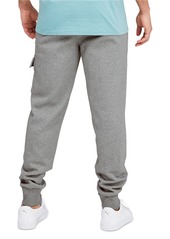 Puma Men's Ess Logo-Print Fleece Cargo Jogger Pants - Peacoat