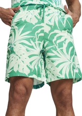 Puma Men's Ess+ Palm Resort Printed Shorts - Cobalt Glaze