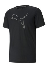 Puma Men's Performance Moisture-Wicking Cat T-Shirt - Black