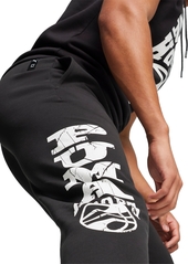 Puma Men's Posterize 2.0 Logo Graphic Fleece Sweatpants - Puma Black