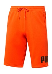 Puma Men's Regular-Fit Logo-Print 10" Fleece Shorts