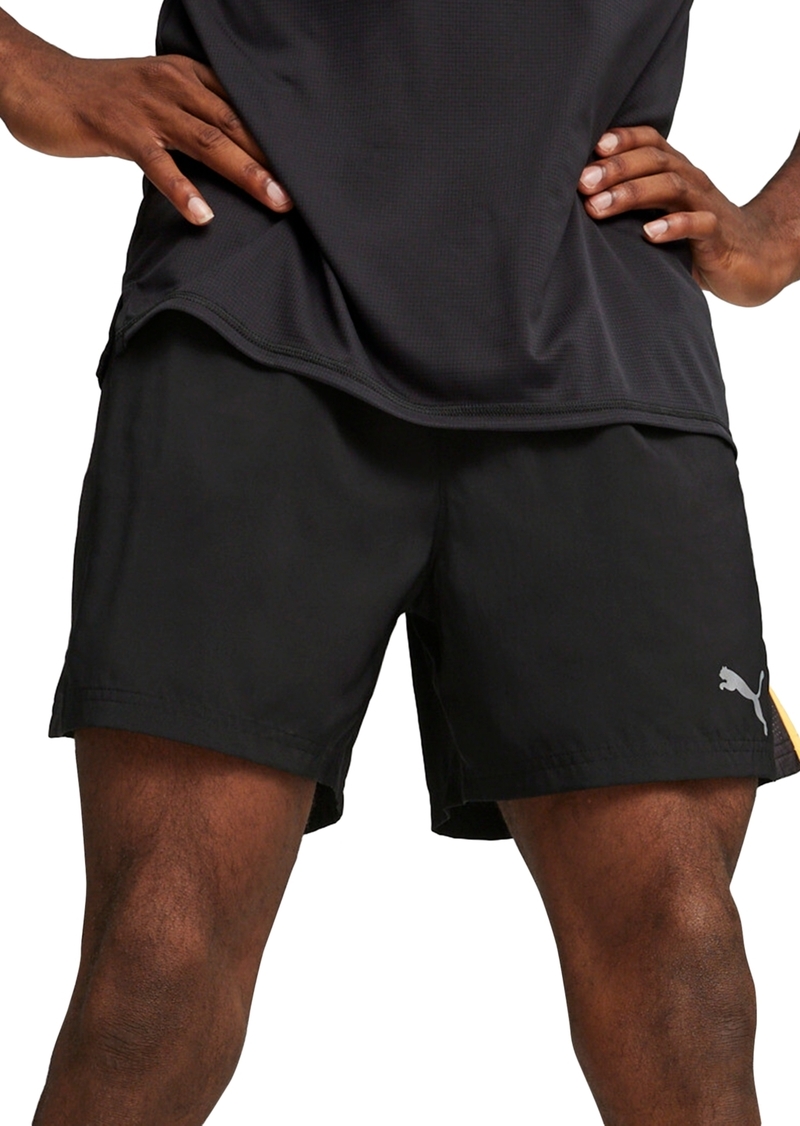 Puma Men's Run Favorite Velocity Shorts - Puma Black-sun Stream