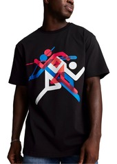 Puma Men's Short-Sleeve Graphic T-Shirt - Puma Black-puma Red