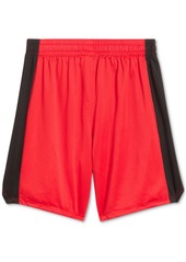 Puma Men's Shot Blocker Colorblocked Logo Shorts - For All Time Red-puma Black