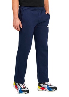 Puma Men's Slim-Fit Logo-Print Fleece Sweatpants - Navy