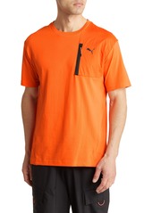 PUMA Open Road Cotton Graphic T-Shirt in Puma Black at Nordstrom Rack