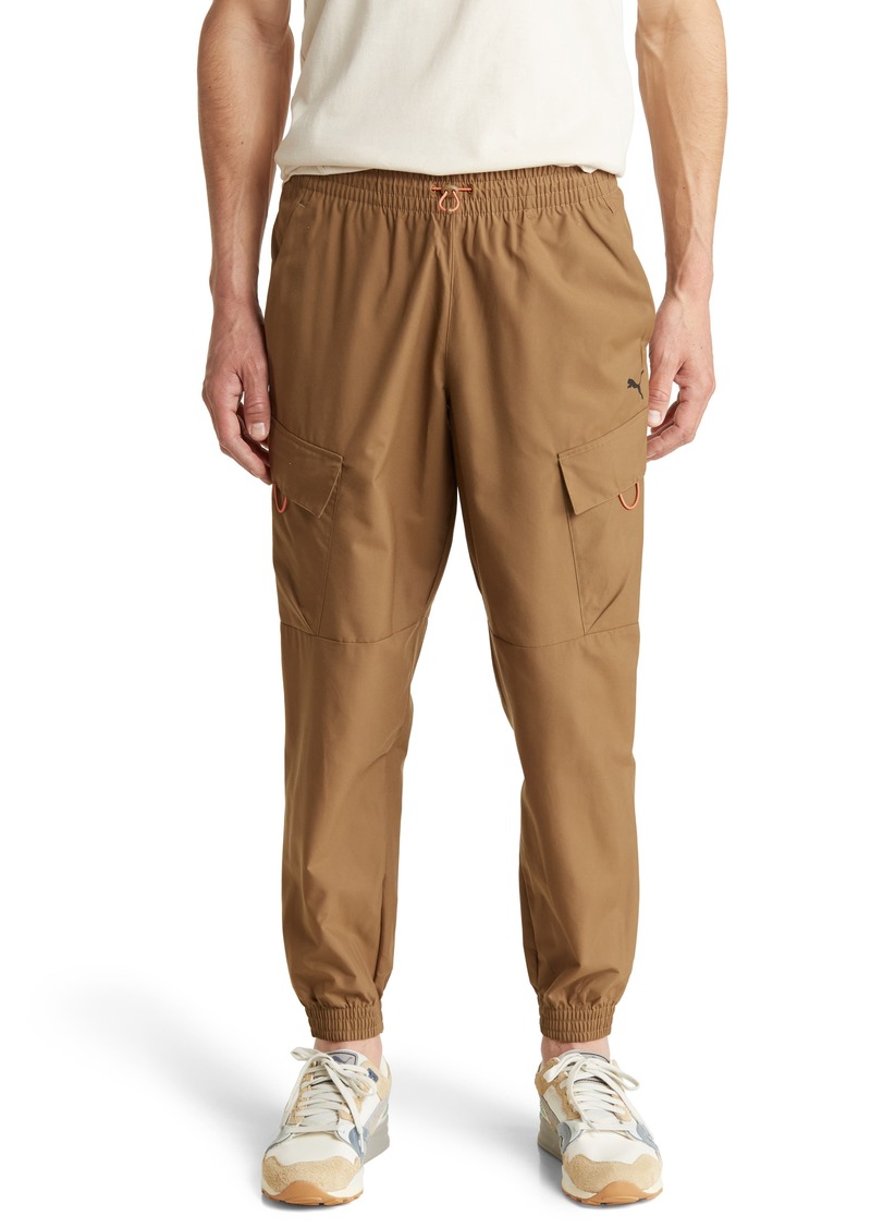 PUMA Open Road Recycled Polyester Cargo Pants in Chocolate Chip at Nordstrom Rack
