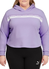 Puma Plus Size Amplified Cropped Hoodie
