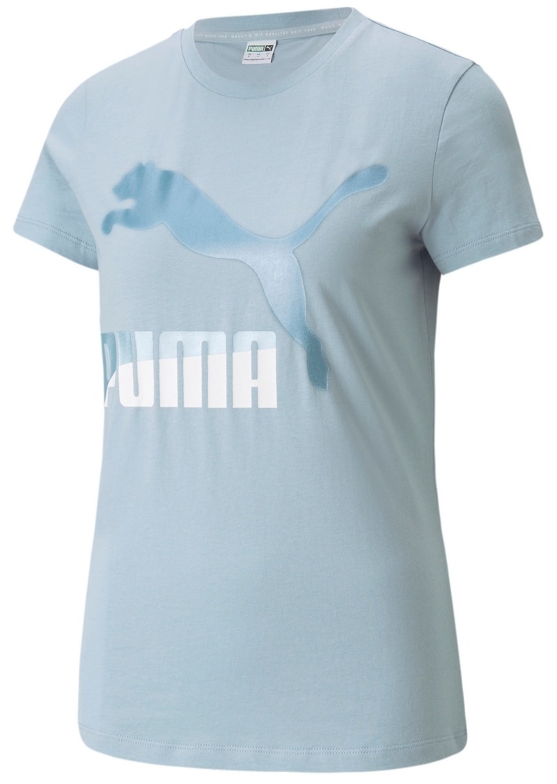 Puma Plus Size Cotton Classics Logo T-Shirt