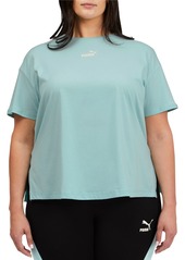 Puma Plus Size Cotton Elongated T-Shirt