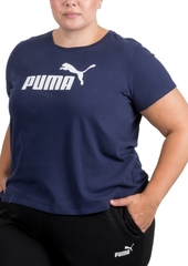 Puma Plus Size Logo Crewneck T-Shirt