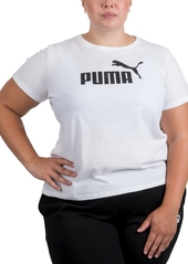 Puma Plus Size Logo Crewneck T-Shirt