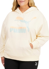 Puma Plus Size Logo Hoodie
