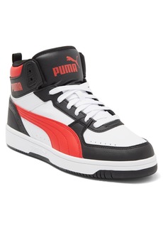PUMA Rebound Joy Sneaker in White Red Black at Nordstrom Rack