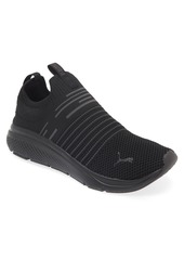PUMA Softride Pro Echo Slip-On Sneaker in Puma Black-Dark Coal at Nordstrom Rack