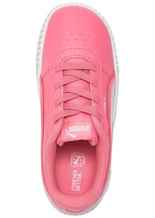 Puma Toddler Girls Carina 2.0 Sparkle Casual Sneakers from Finish Line - Pink, White