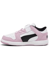Puma Toddler Girls' Rebound LayUp Low Casual Sneakers from Finish Line - Pink, Black