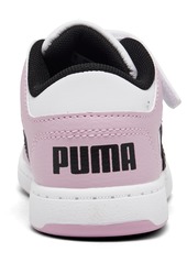 Puma Toddler Girls' Rebound LayUp Low Casual Sneakers from Finish Line - Pink, Black