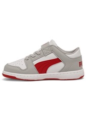 Puma Toddler Kid's Rebound LayUp Low Fastening Strap Casual Sneakers from Finish Line - White