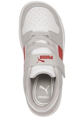 Puma Toddler Kid's Rebound LayUp Low Fastening Strap Casual Sneakers from Finish Line - White