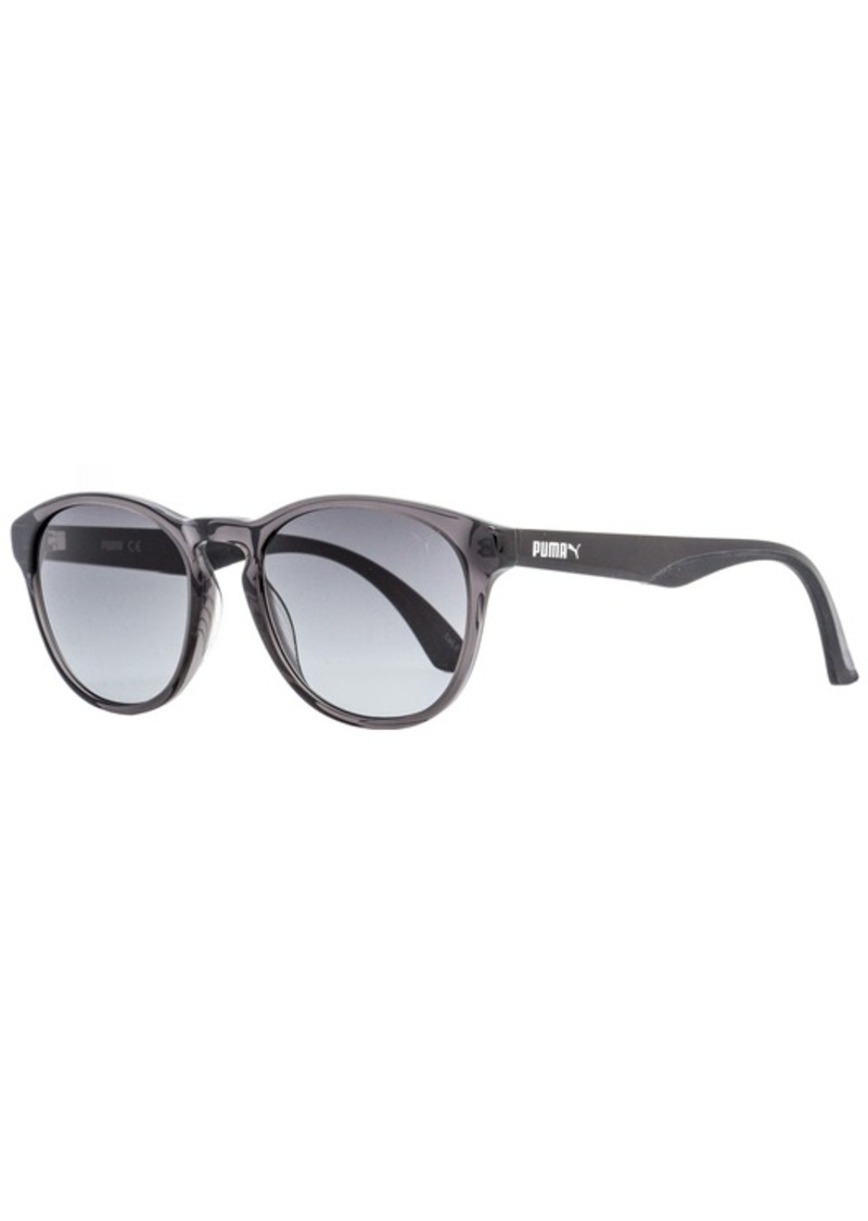 Puma Unisex Sunglasses PU0105S 006 Transparent Gray/Black 50mm
