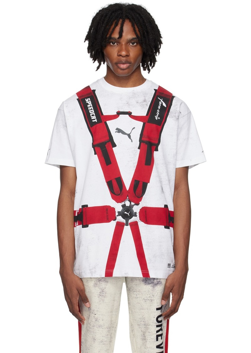 PUMA White A$AP Rocky Edition Seatbelt T-Shirt