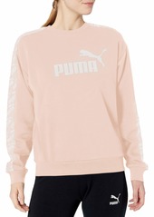 PUMA Women's Amplified Crew Neck Sweatshirt  S