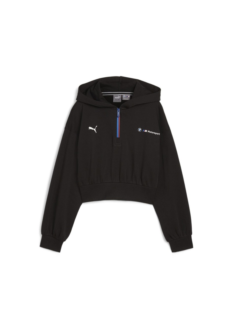 PUMA Women's BMW M Motorsports Essentials+ Hoodie Black