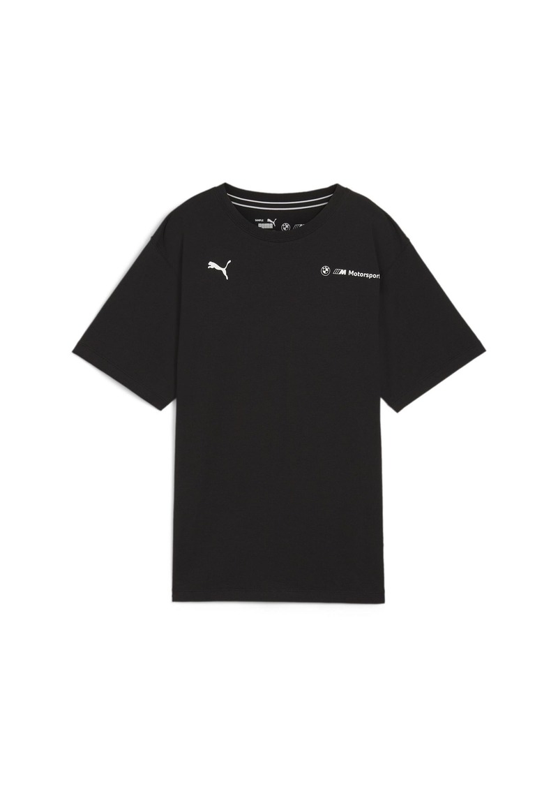 PUMA Women's BMW M Motorsports Essentials+ Logo Tee Black