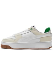 Puma Women's Carina Street Vtg Casual Sneakers from Finish Line - White, Green