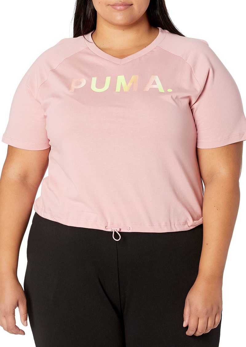 PUMA Women's Chase V-Neck T-Shirt  XL