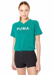 PUMA Women's Chase V-Neck T-Shirt  M