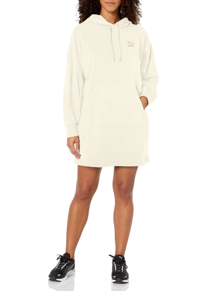 PUMA Women's Classics Fleece Hooded Dress no Color