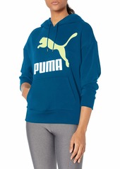PUMA Women's Classics Hoodie Digi-Blue XS